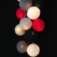 Grande guirlande de boules lumineuses