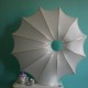 Lampe en soie blanche