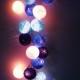 Guirlande de 35 boules lumineuses - Bleu dégradé