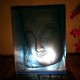 Photophore Bouddha (Petit Modèle) - Bleu Turquoise