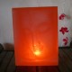 Photophore Bouddha (Petit Modèle) - Orange