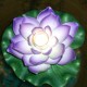 Fleur de nénuphar artificielle flottante 
